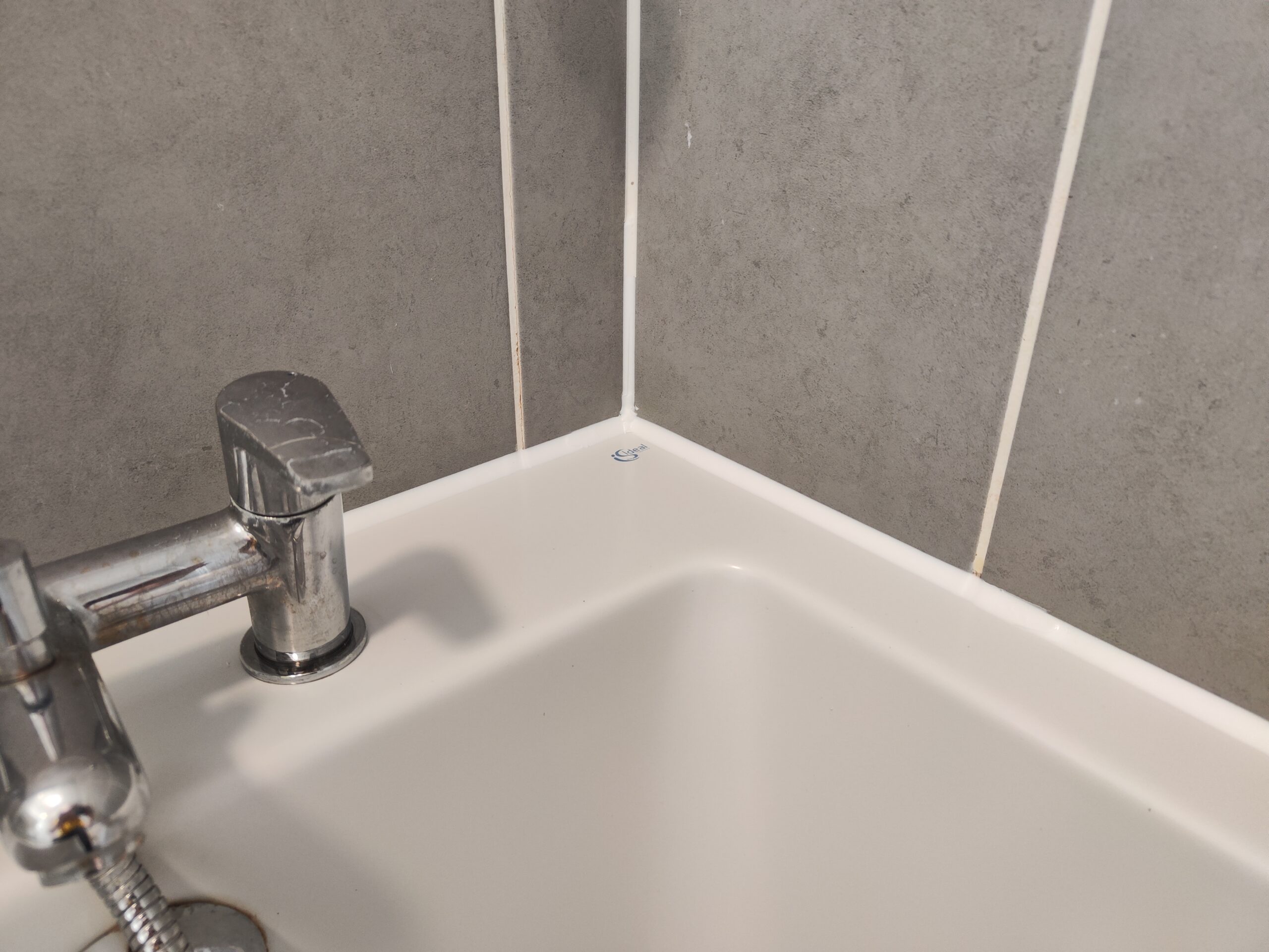 Bathroom replaced mastic, sealant, silicone 